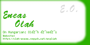 eneas olah business card